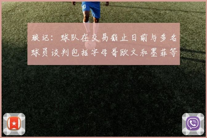 狼记：球队在交易截止日前与多名球员谈判包括字母哥欧文和墨菲等人